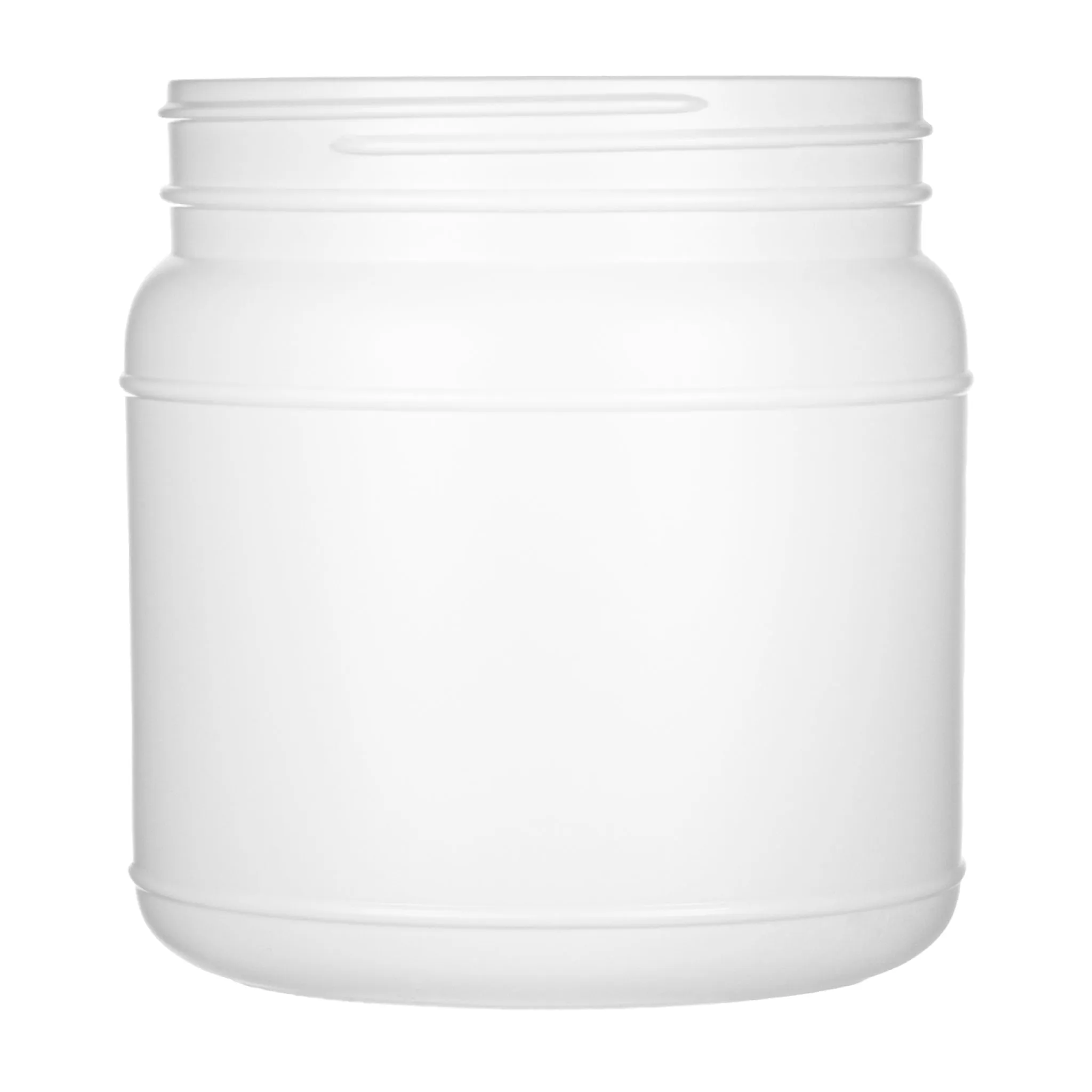 1000 cc Round Packer HDPE Bottles - White