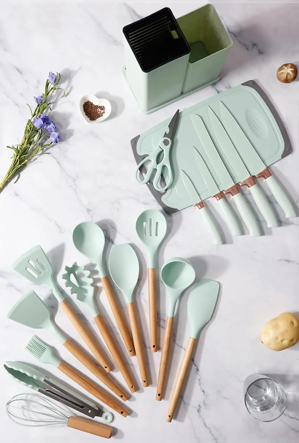19 Piece Silicon Set