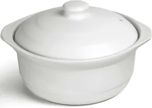 1.9-Quart Ceramic Pots for Cooking with Lid, Clay Pot for Cooking, Earthenware Pot, Chinese Ceramic Casserole, Earthen Pot Cookware Stew Pot Stockpot
