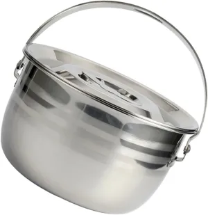 1Pc High Capacity Non Stick Cooking Pot Saucepan for Outdoor Camping Bbq Household Use Easy to Clean Lightweight