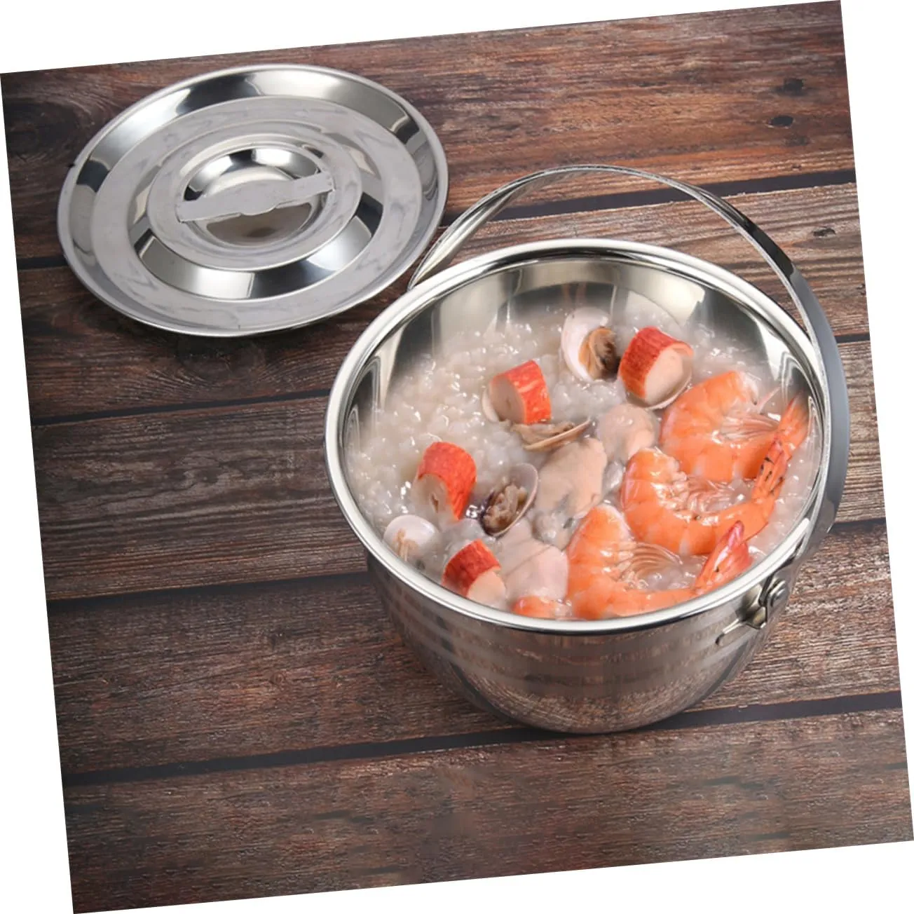 1pc High Capacity Non Stick Soup Pot Cooking Ware for Camping Home Use Easy to Clean Heat Resistant Multi Functional Kitchen Essential