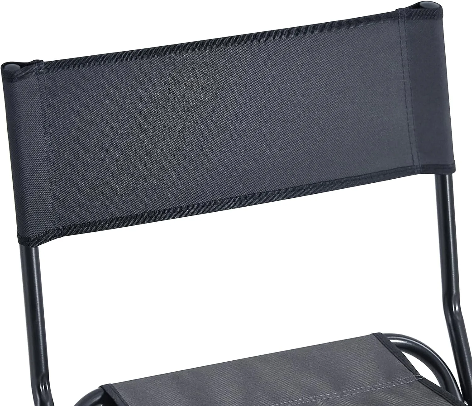 2 Pack Camping Chairs for Adults, Portable Hunting Chair with Storage Bag, Oversized Lightweight Folding Chair for Camping Padded Seat Outdoor Lawn Folding Chair, Supports 280lbs (Grey)