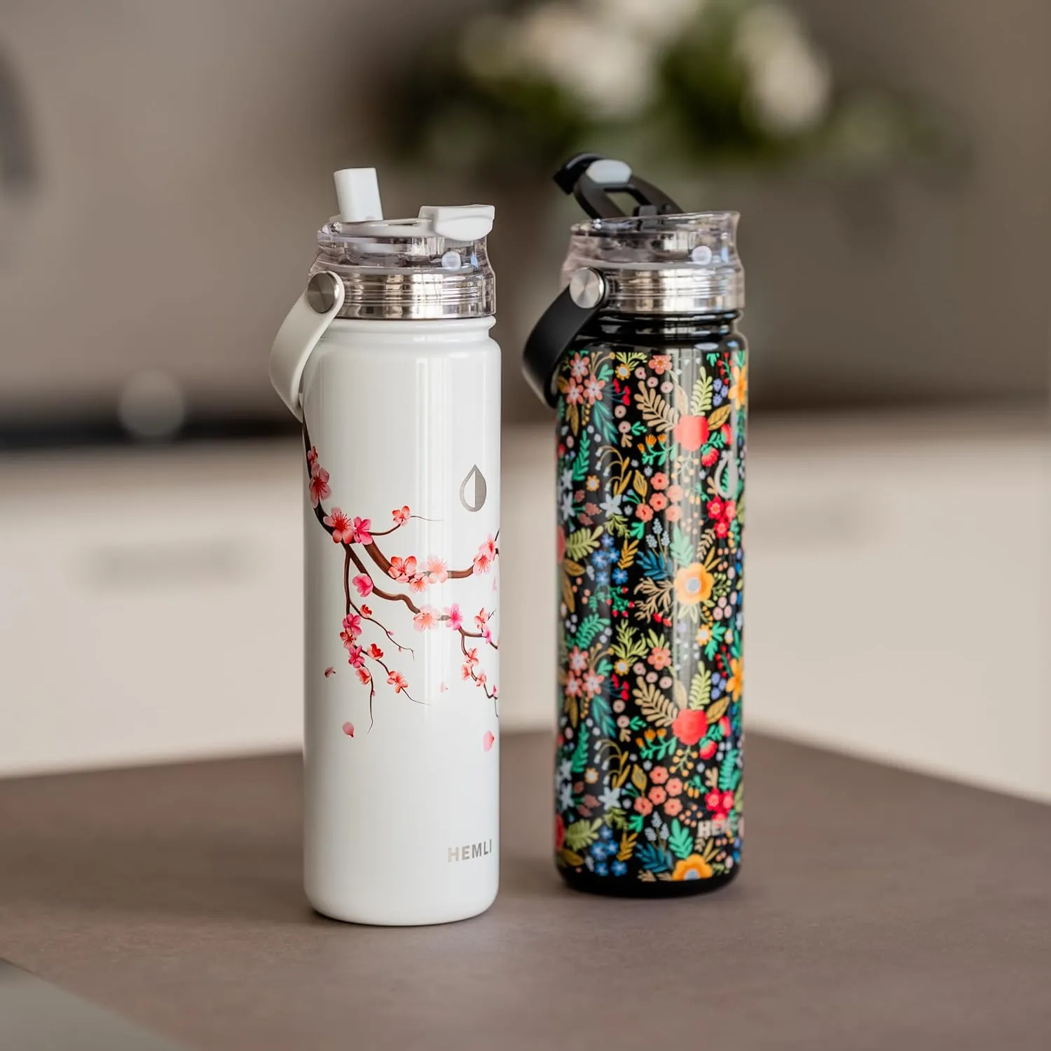 22 oz Insulated Tea Tumbler Bottle with Infuser, Travel Mug