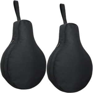 2Pcs Outdoor Camping Cookware Storage Bag Portable Pan Pouch for Cast Iron Skillets Cooking Utensils Organizer for Picnics Bbqs Travel