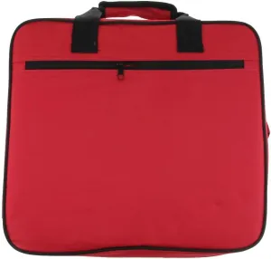 2X Portable Seat Cushion for Stadium Chairs with Back Support, red02