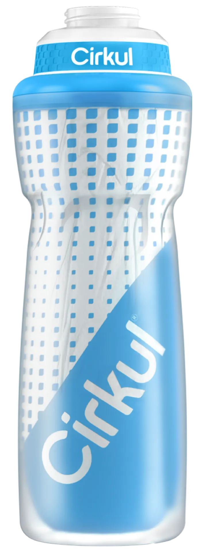 32oz. Insulated Squeeze Plastic Bottle & Sport Lid