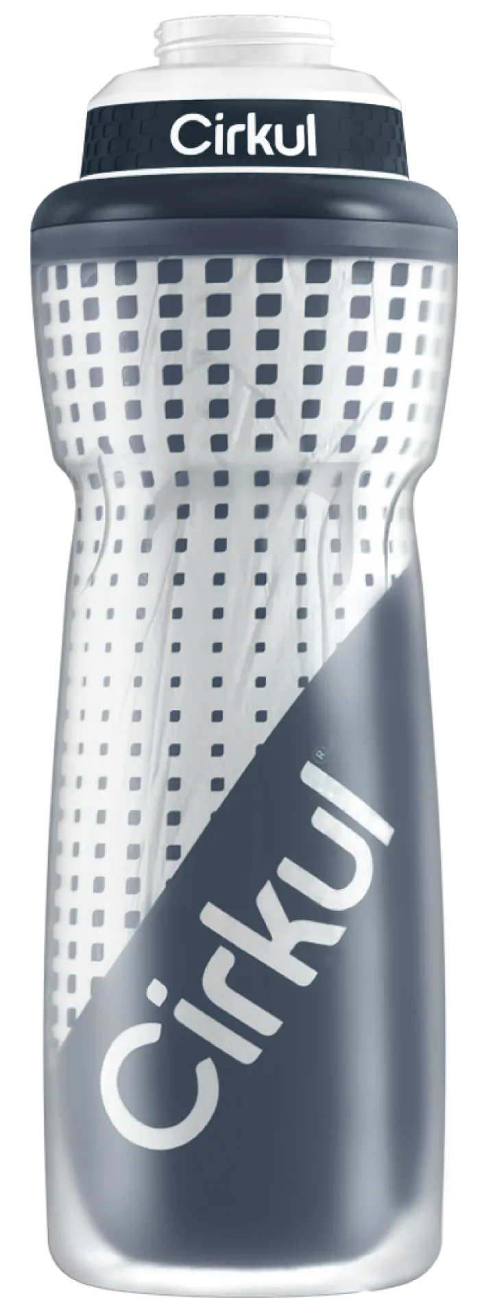32oz. Insulated Squeeze Plastic Bottle & Sport Lid