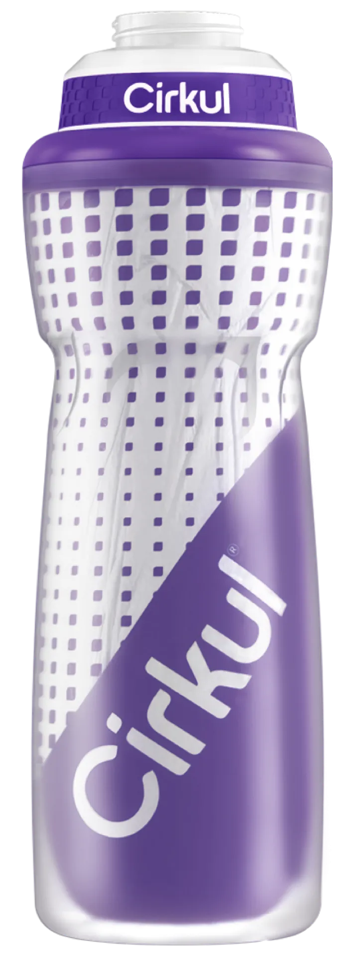 32oz. Insulated Squeeze Plastic Bottle & Sport Lid
