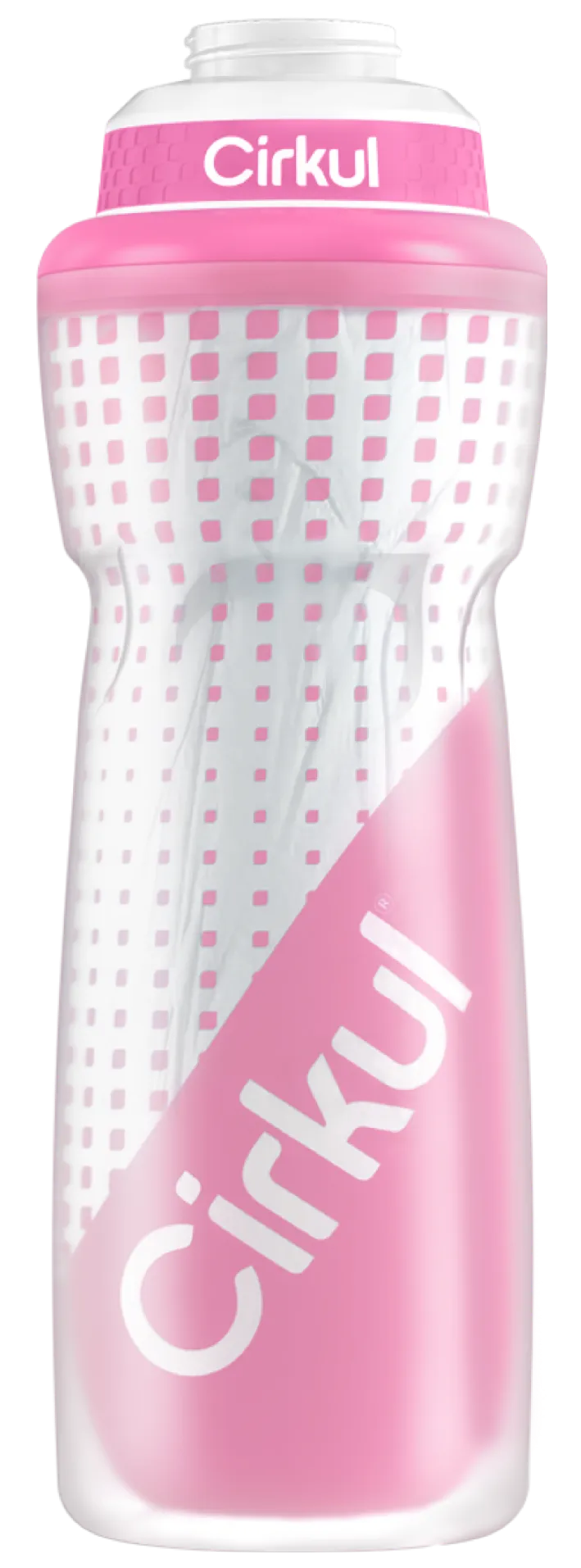 32oz. Insulated Squeeze Plastic Bottle & Sport Lid