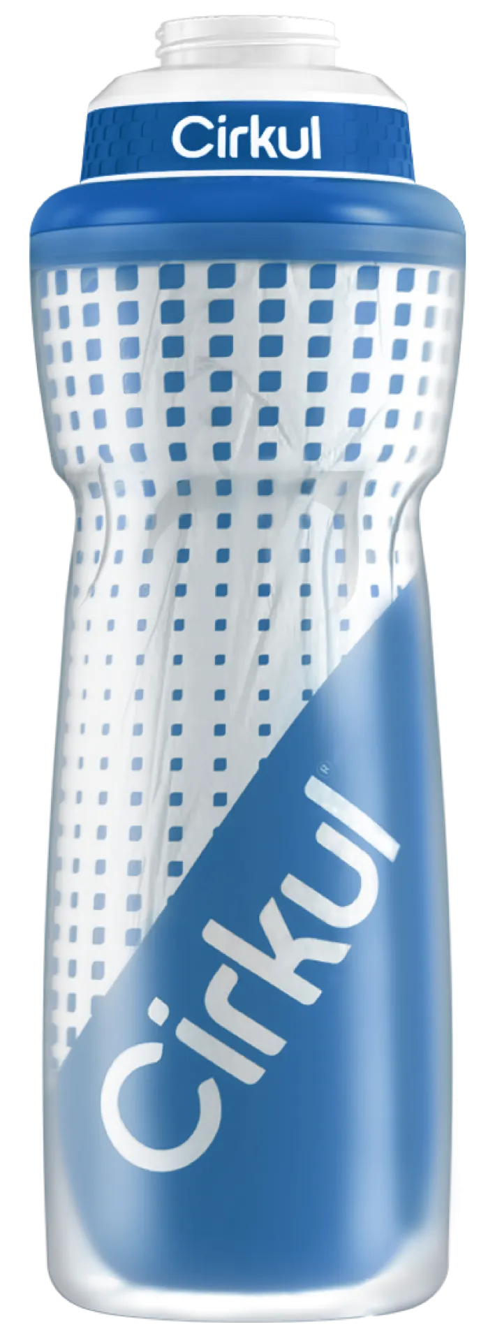 32oz. Insulated Squeeze Plastic Bottle & Sport Lid