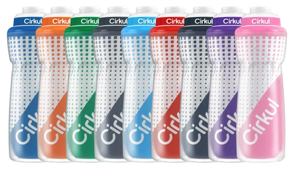32oz. Insulated Squeeze Plastic Bottle & Sport Lid
