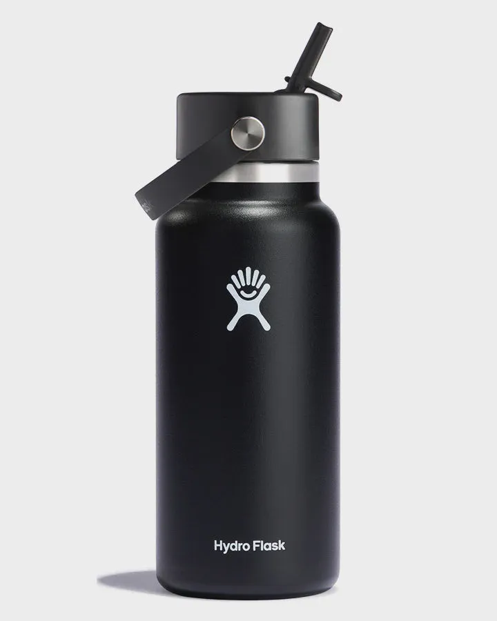 32oz Wide Mouth with Flex Straw Cap