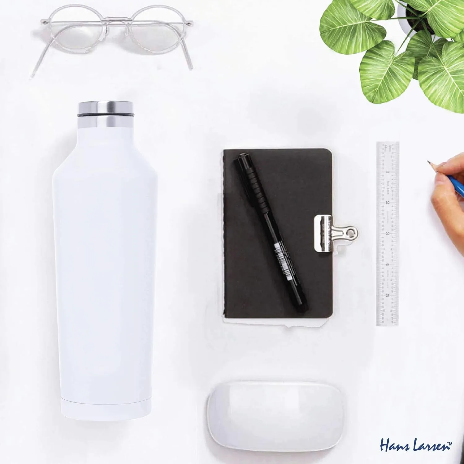 3705 Water Bottle Vacuum Insulated ,BPA Free Water Bottles for Office, Gym, Sports-600ml