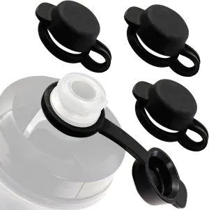 [4-Pack] Mud Caps for CamelBak Bottles - BPA-Free, Phthalate-Free, Lead-Free Silicone Cap/Top - Fits All Podium and Peak Fitness Bottles