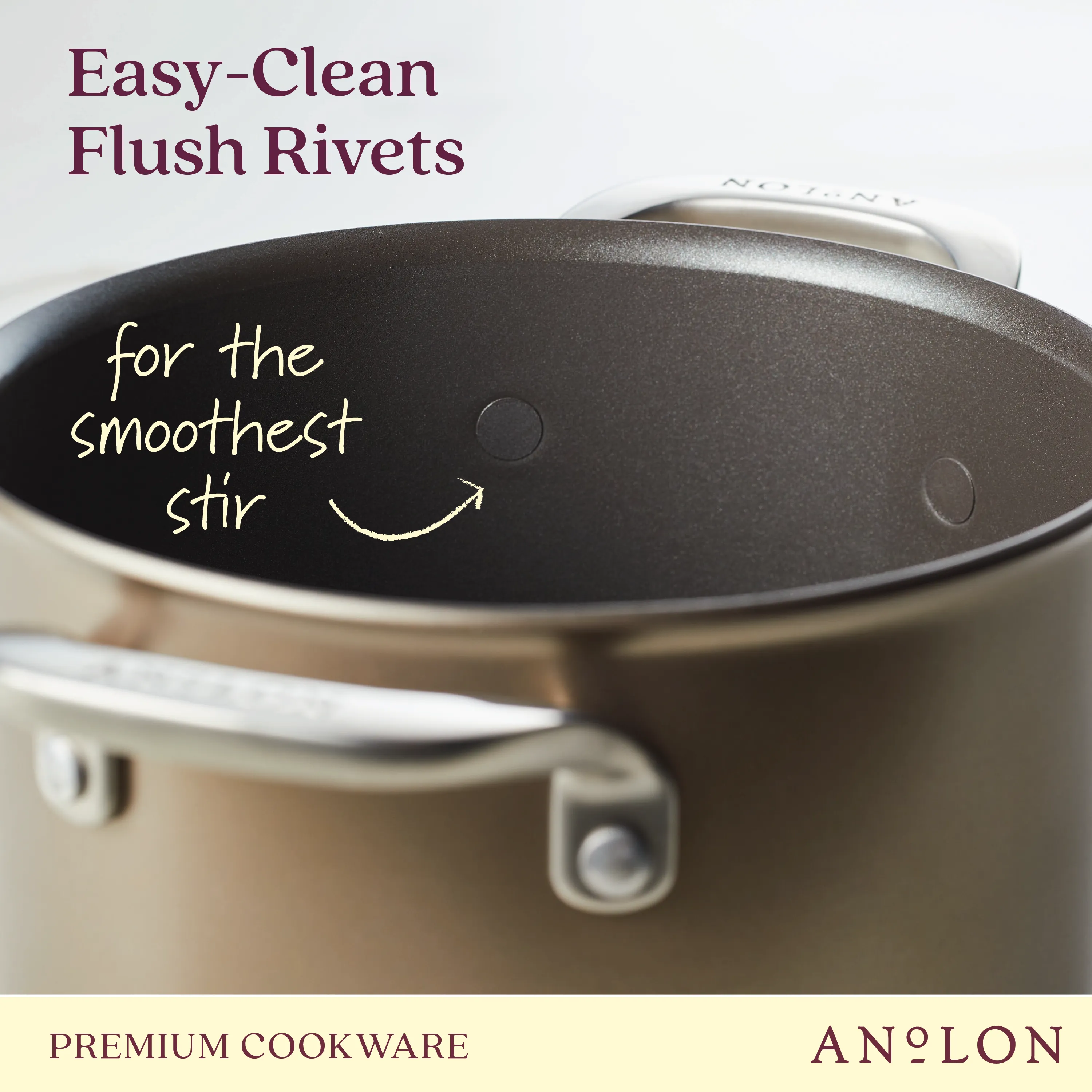 4-Quart Hard Anodized Nonstick Saucepot with Lid