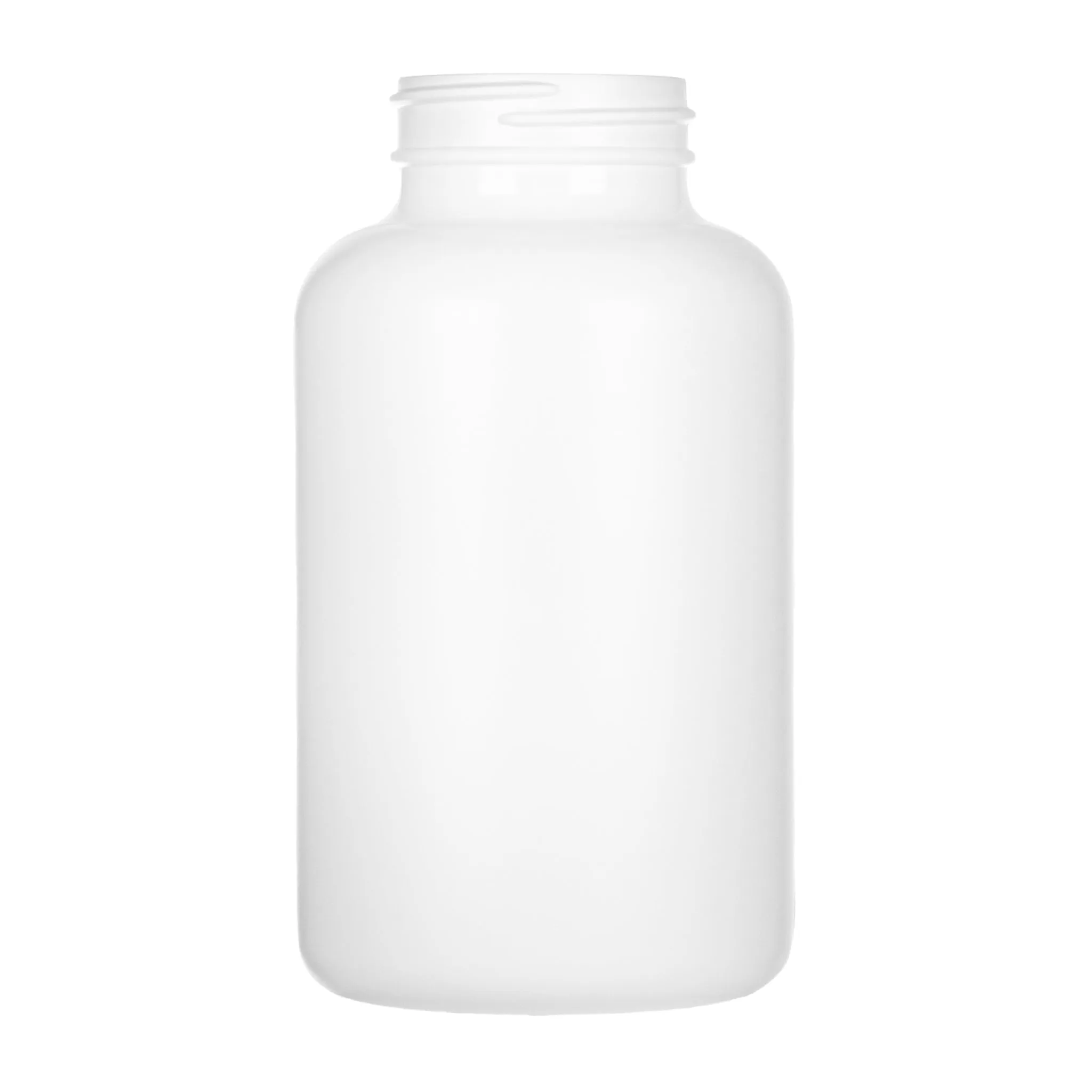 400 cc Round Packer HDPE Bottles - White