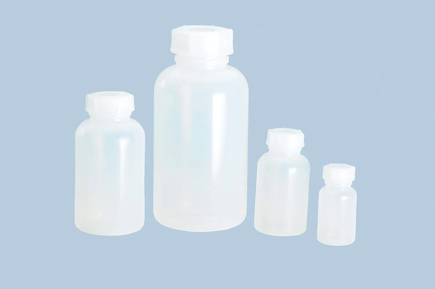 420800 Wide-Mouth Bottle 1000ml, White, 1000 ml