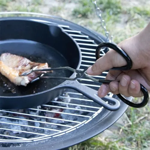 5n1 Dutch Oven Camping Accessories Kit-Campfire Cooking Equipment w/ Heat-Resistant Gloves
