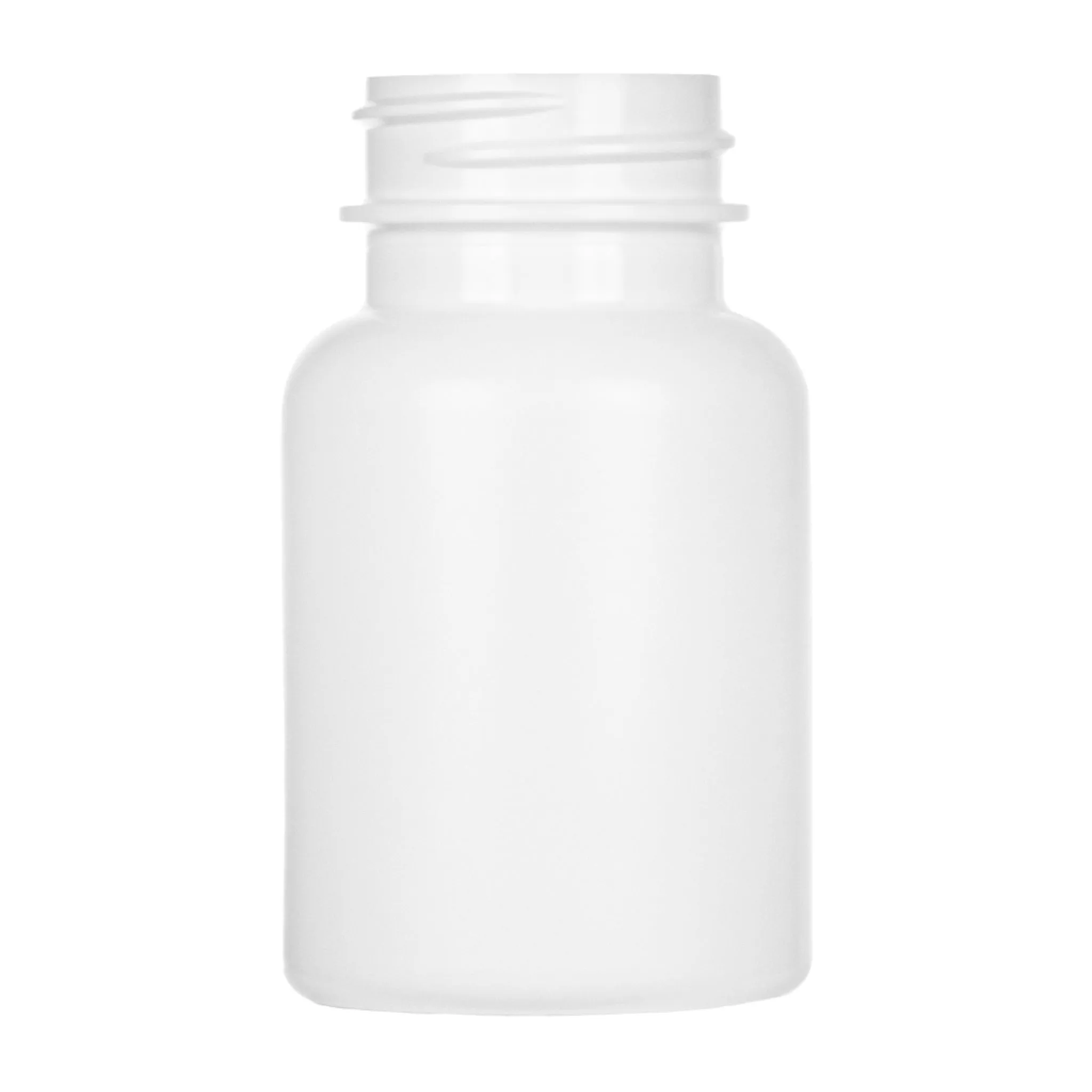 75 cc Round Packer HDPE Bottles - White