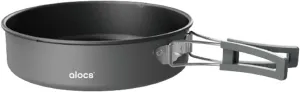 7in Camping Frying Pan Aluminum Alloy Camping Cookware with Folding Handle for Camping Picnic Hiking/1564