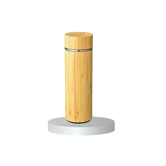 A high quality bamboo thermos vacuum flask, having 500ml