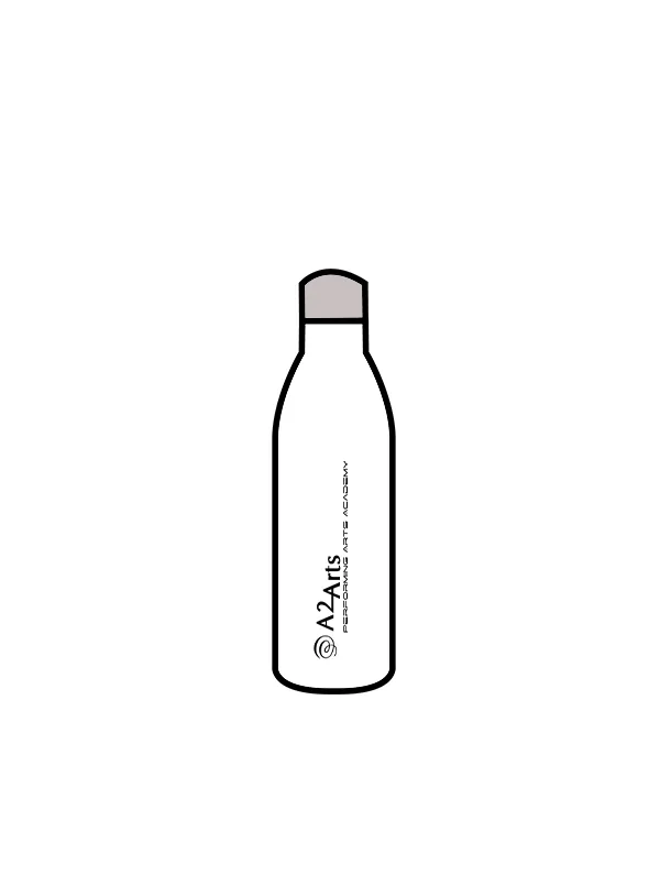 A2 MASTERS - WATER BOTTLE WHITE (IN-STOCK)
