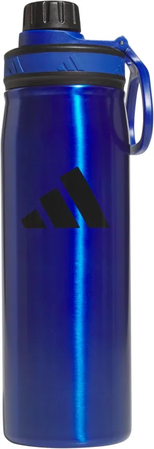 adidas 20 oz Stainless Steel Water Bottle, Insulated Double-Walled 18/8 Metal, Men, Women, Girls and Boys