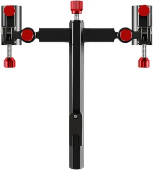 Adjustable Metal Fishing Rod Holder Fishing Box/Chair Double Bracket Double Fortresses Bracket Enduring