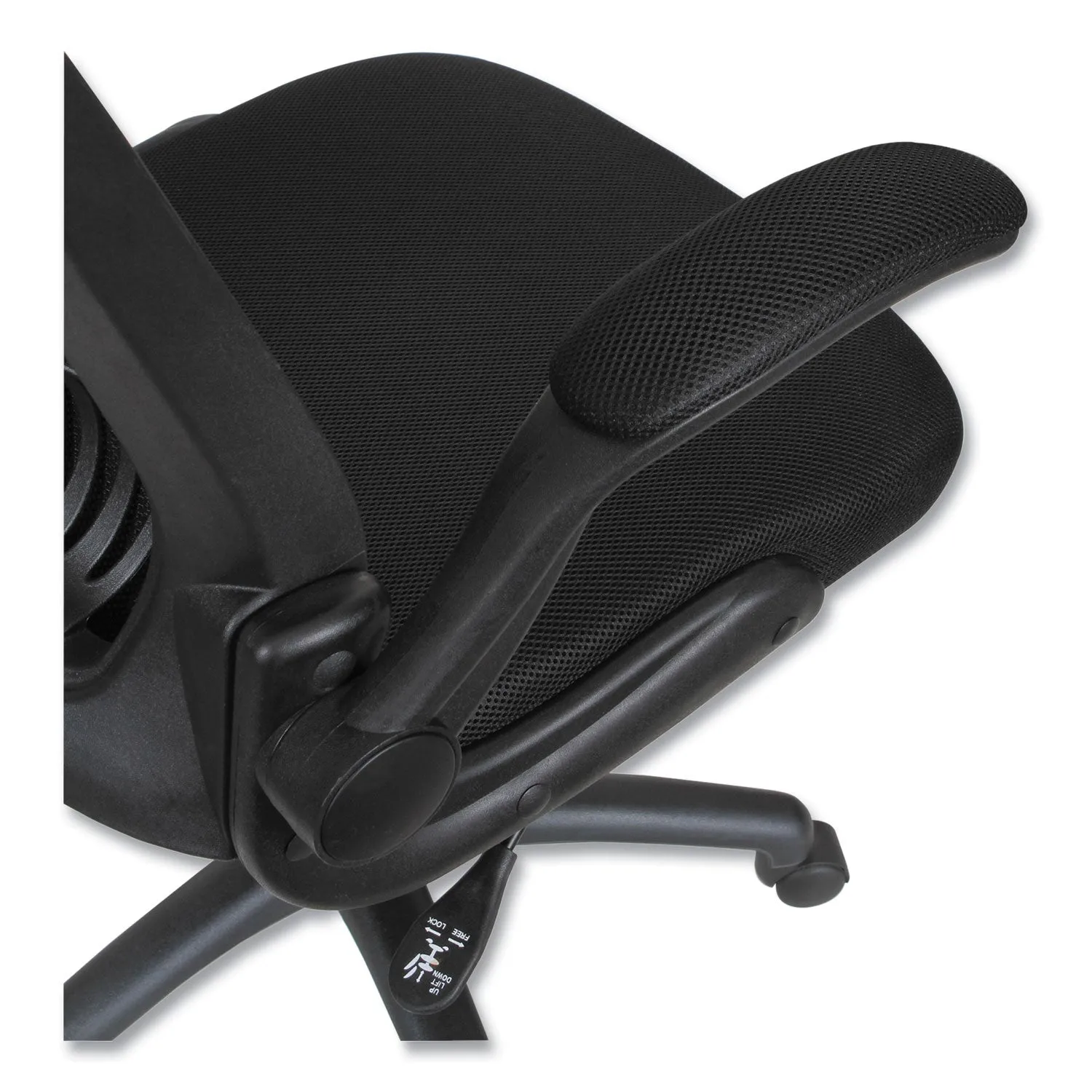 Alera® Alera Eb-E Series Swivel/tilt Mid-Back Mesh Chair, Supports Up To 275 Lb, 18.11" To 22.04" Seat Height, Black