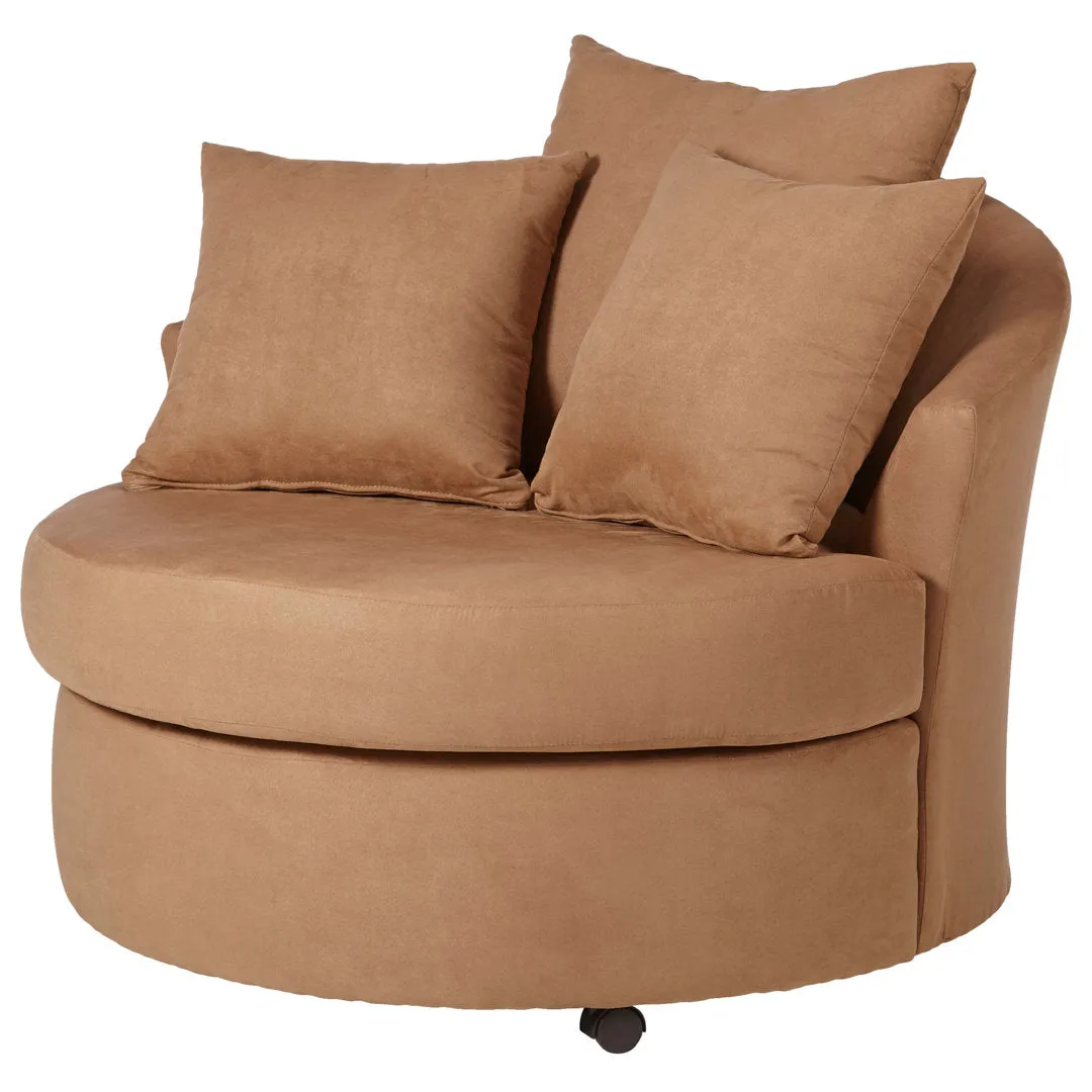 Alsup Barrel Chair Andover Mills™ Fabric: Mayhem Graffiti