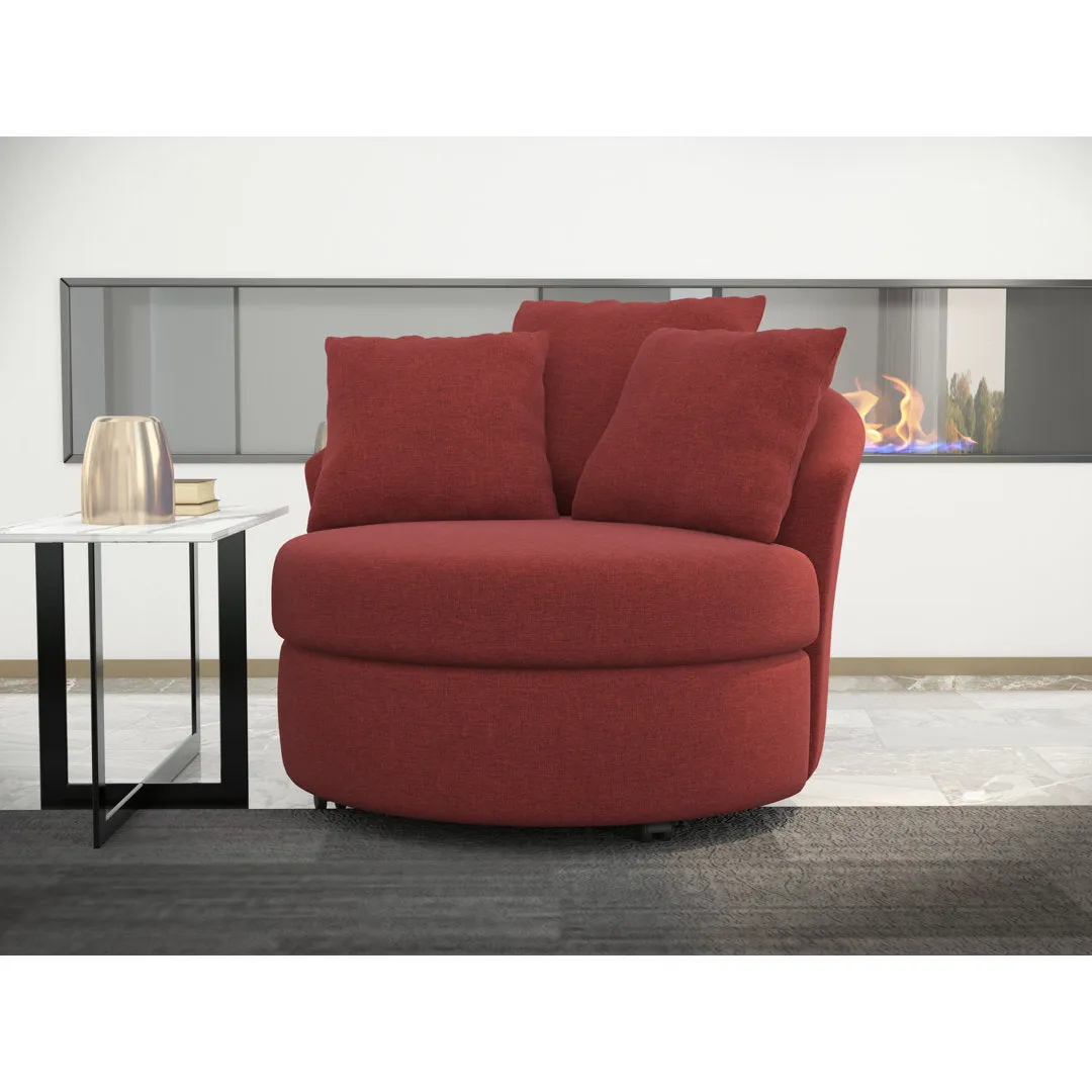 Alsup Barrel Chair Andover Mills™ Fabric: Mayhem Graffiti
