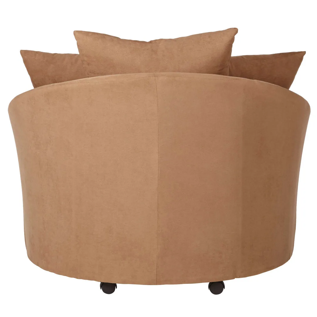Alsup Barrel Chair Andover Mills™ Fabric: Mayhem Graffiti
