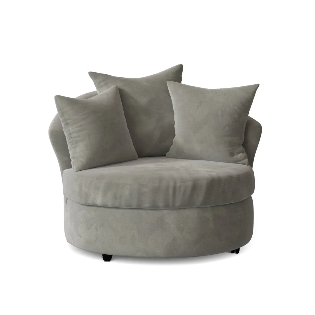 Alsup Barrel Chair Andover Mills™ Fabric: Mayhem Graffiti