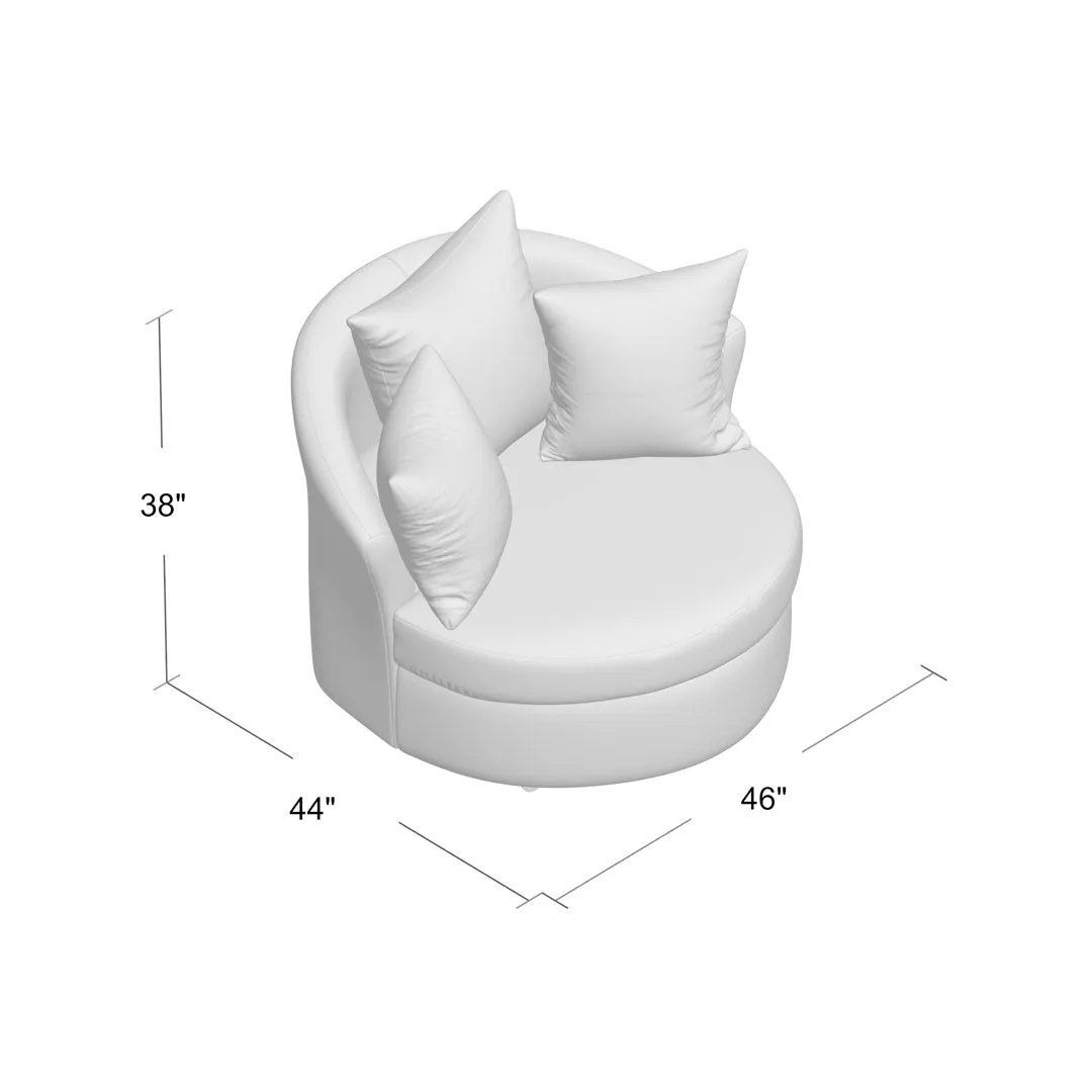 Alsup Barrel Chair Andover Mills™ Fabric: Mayhem Graffiti