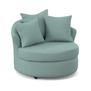 Alsup Barrel Chair Andover Mills™ Fabric: Morris Capri