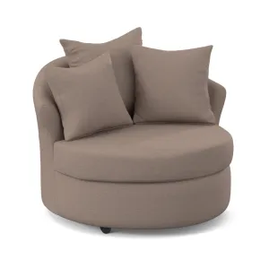 Alsup Barrel Chair Andover Mills™ Fabric: Morris Granola