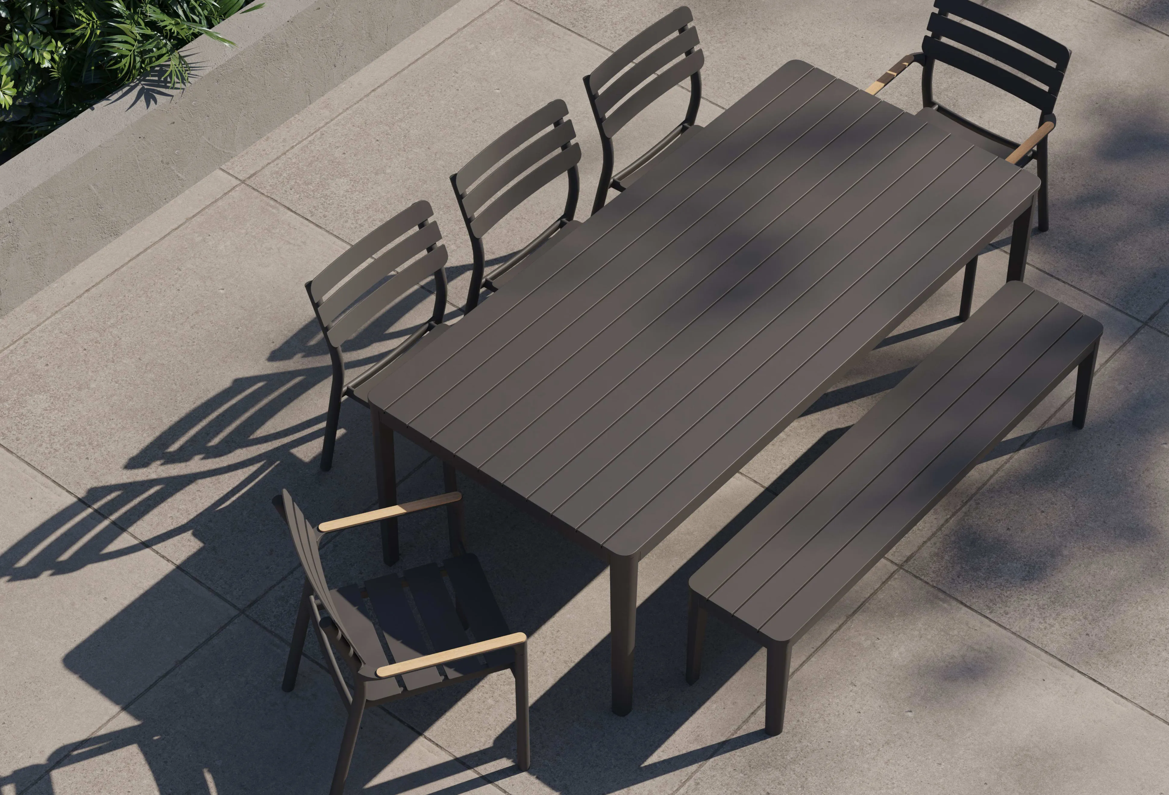 Aluminum Dining Chair By Outer