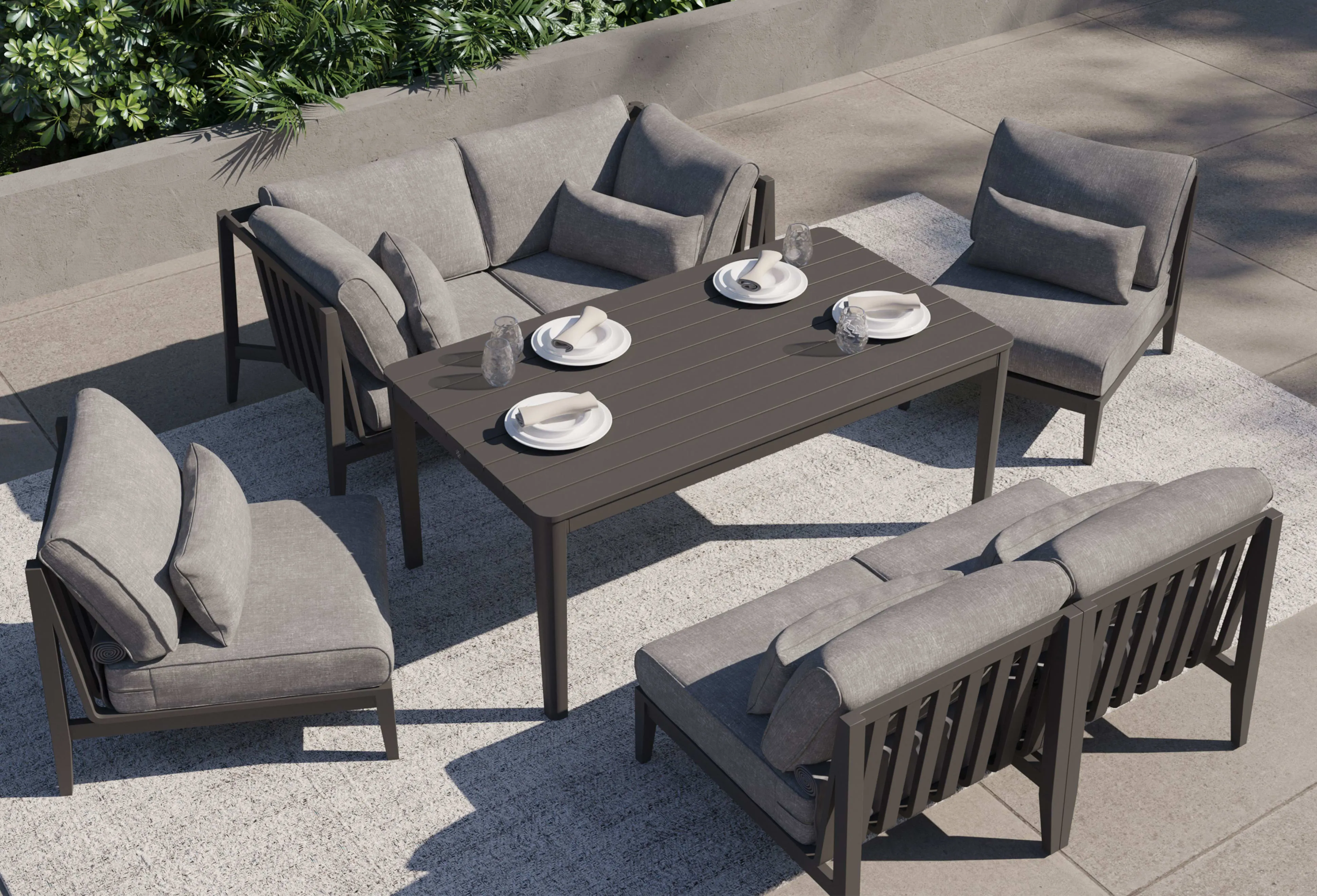 Aluminum Outdoor Armchair By Outer