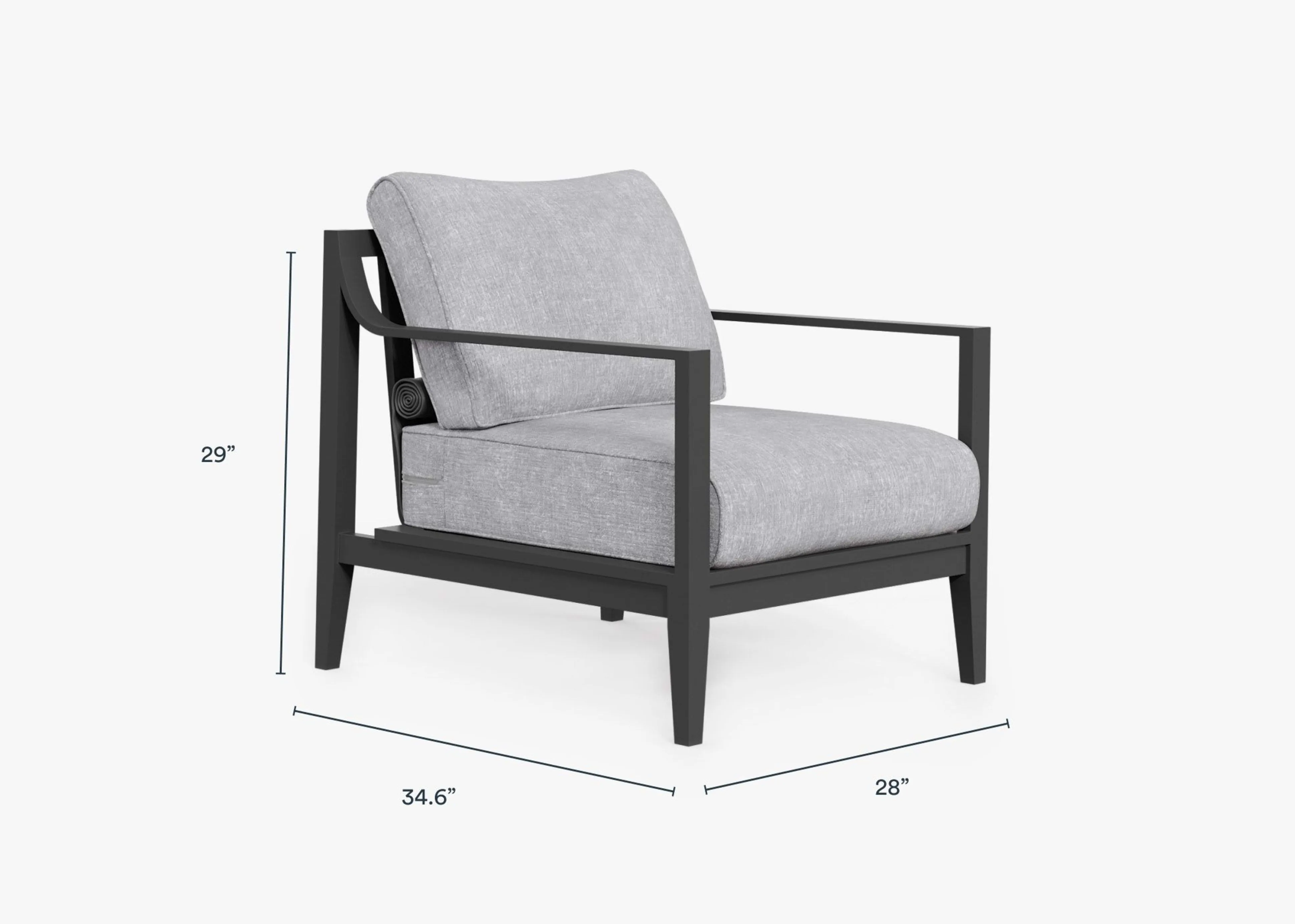Aluminum Outdoor Armchair By Outer