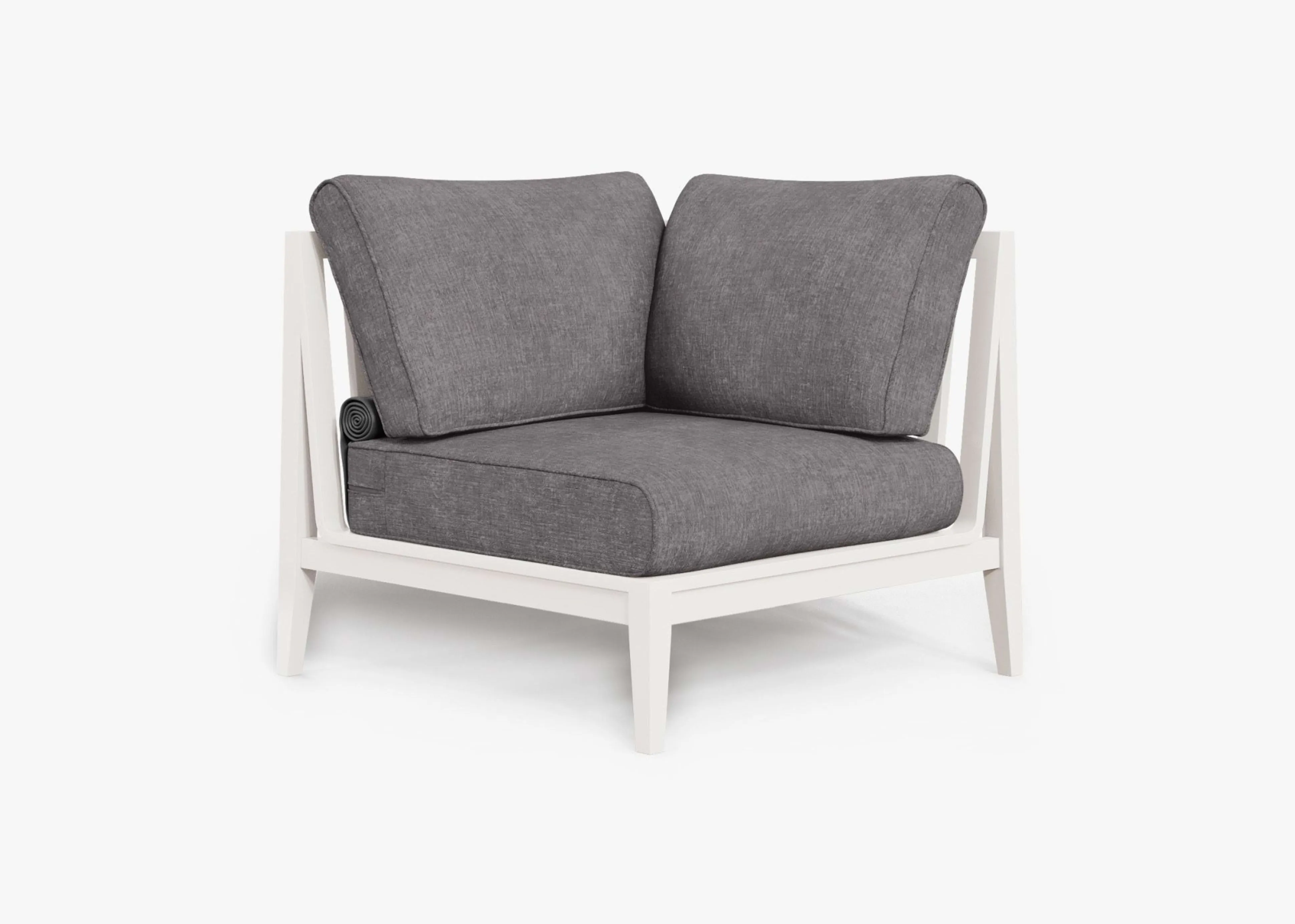 Aluminum Outdoor Left Sectional Chair By Outer