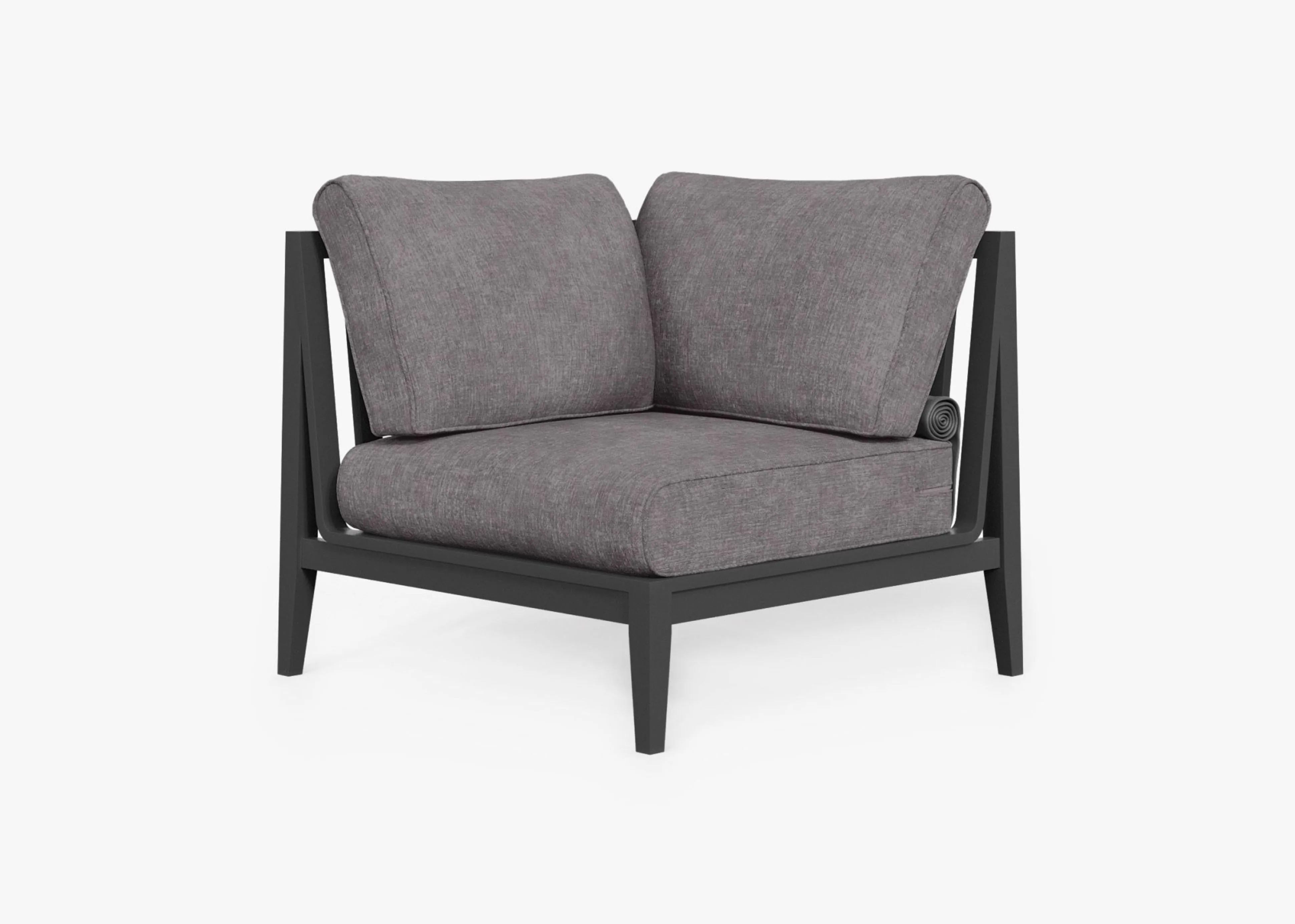 Aluminum Outdoor Left Sectional Chair By Outer