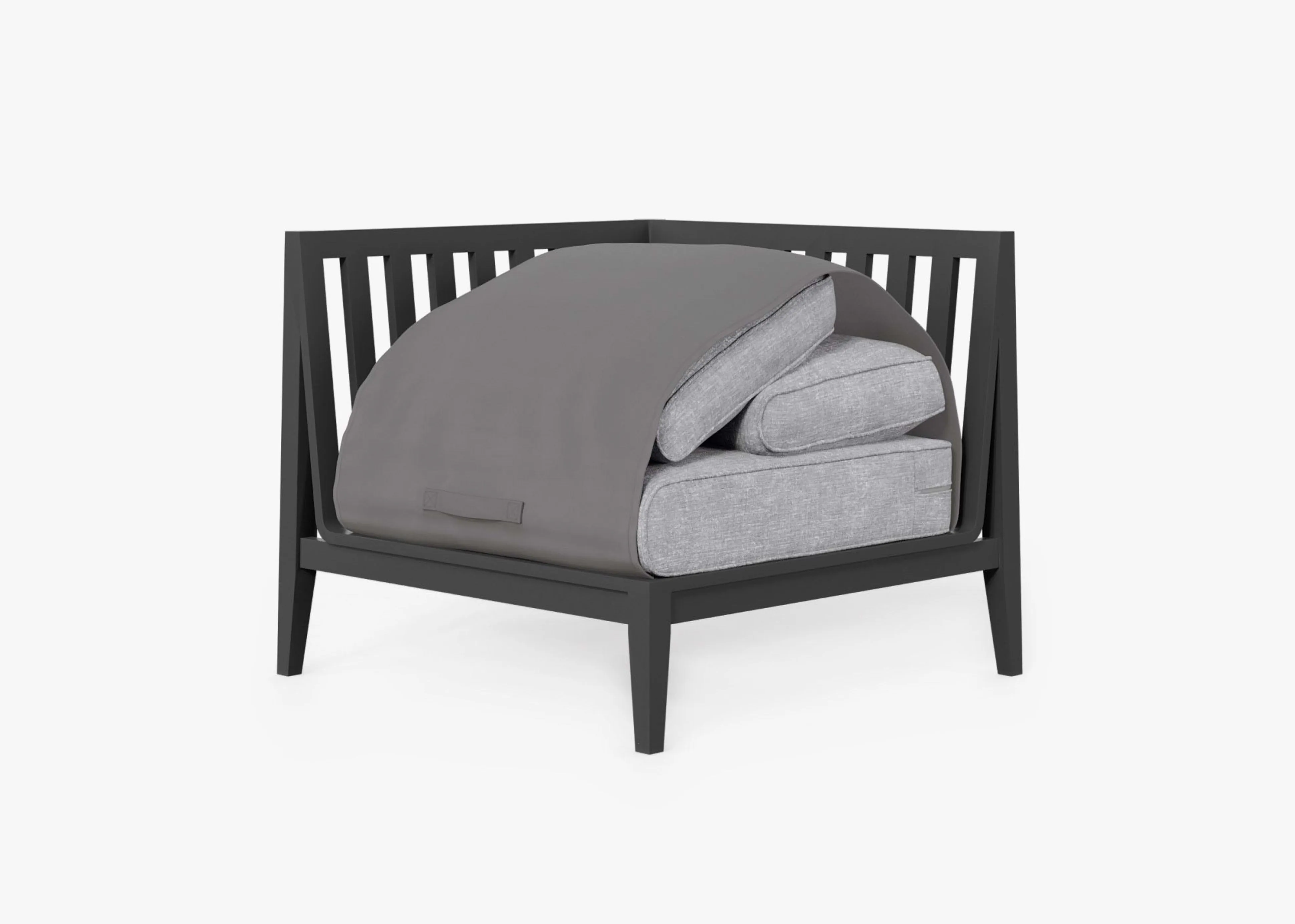 Aluminum Outdoor Left Sectional Chair By Outer