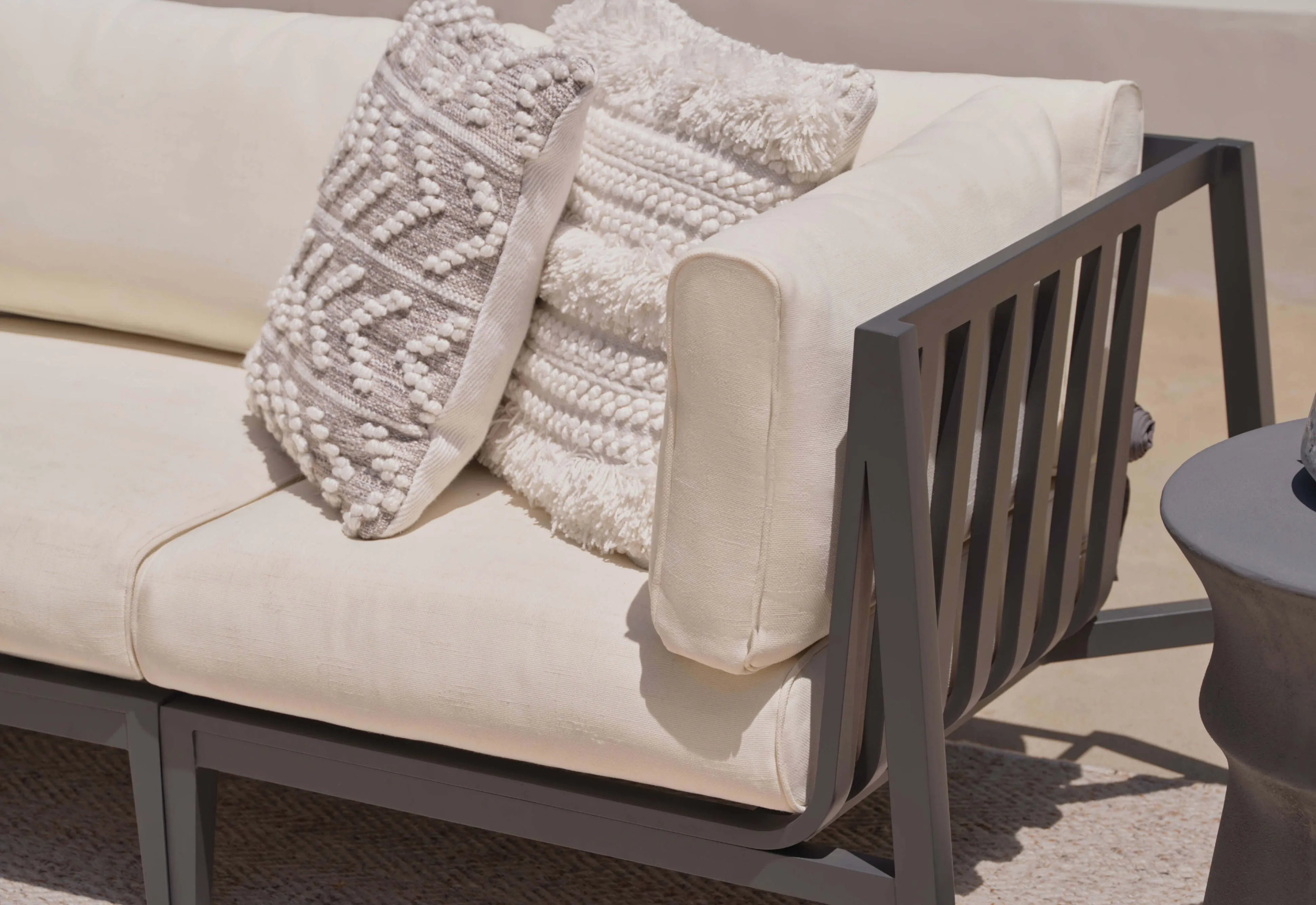 Aluminum Outdoor Left Sectional Chair By Outer