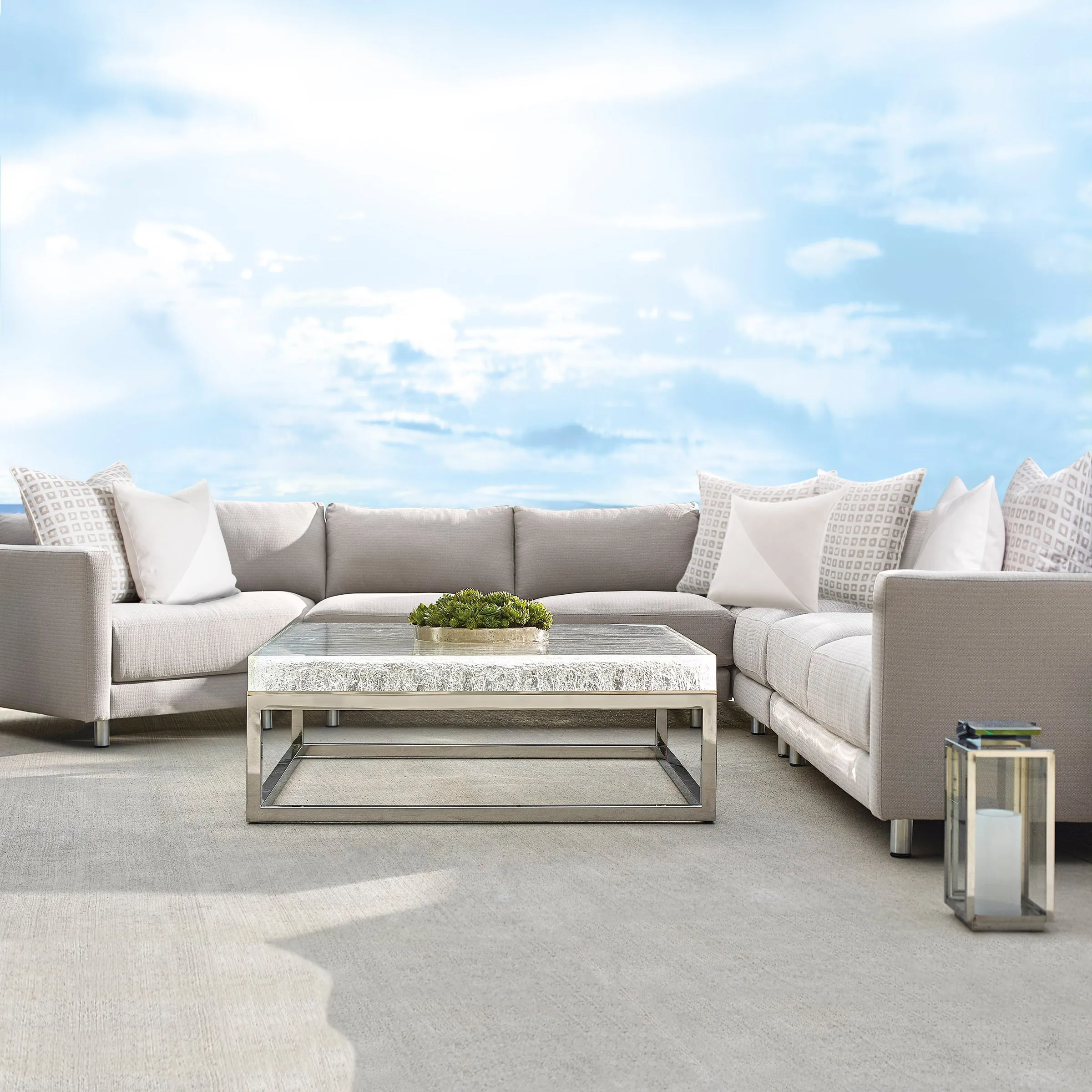 Avanni Outdoor Armless Chair