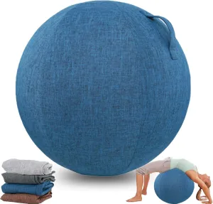 Balance Ball Cover Exercise Ball Cover Sitting Ball Cover Yoga Ball Accessories Sitting Ball Chair Protection for Fitness Yoga Ball Gym Training Foldable Lightweight(no Ball)