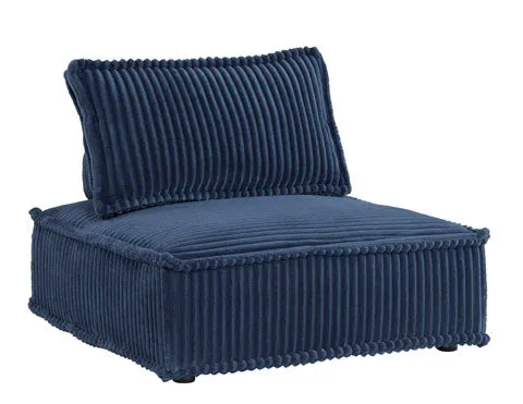 Bales Navy Accent Chair