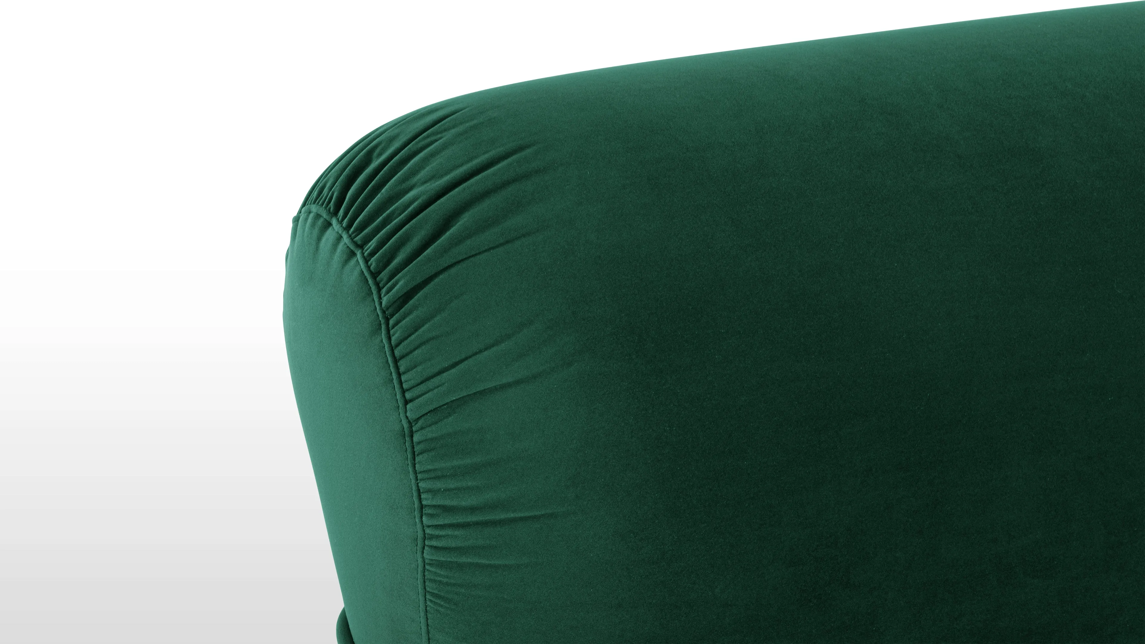 Bao - Bao Lounge Chair, Emerald Velvet