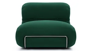 Bao - Bao Lounge Chair, Emerald Velvet