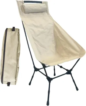 Beach and Camping Chair with Mesh Design for Outdoor Use