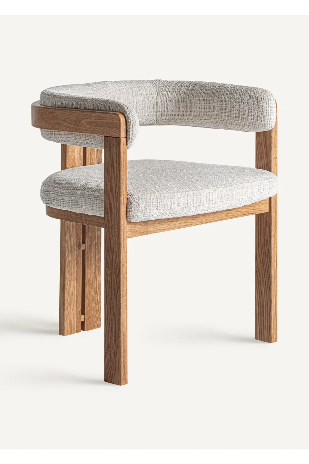 Beige Padded Accent Chair | Vical Home Sedzere